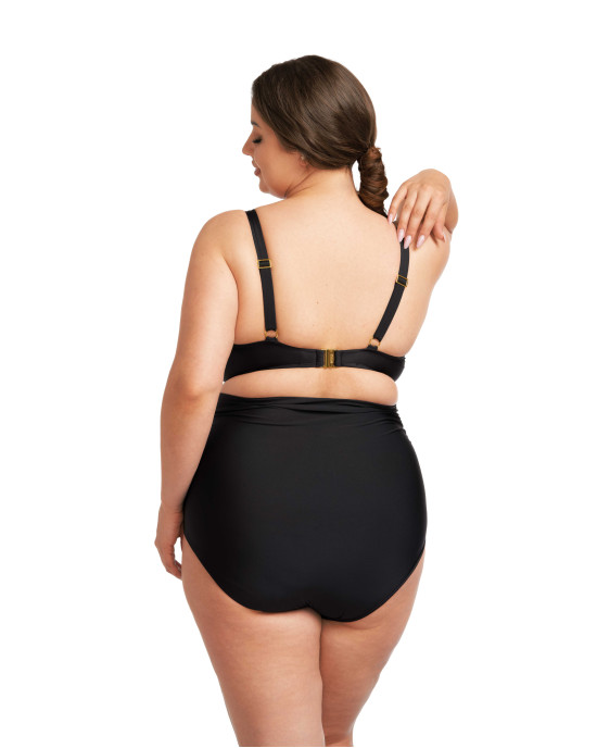 Plus Size Μαγιό Μπικίνι – Μαύρο για Καμπύλες & Κομψή Στήριξη